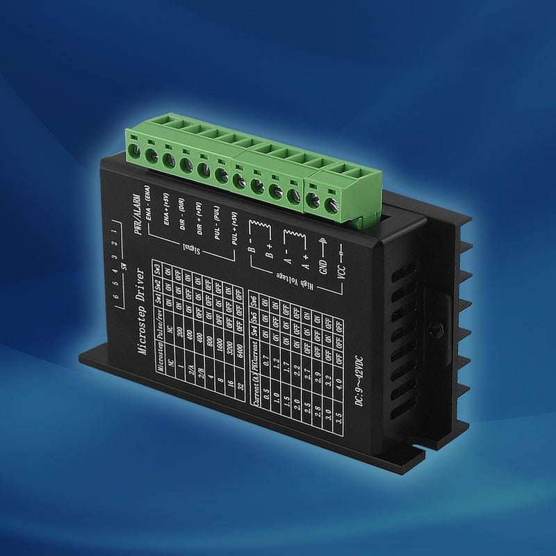 EBYSAICO Stepper Motor Driver TB6600 4A 9-42V Nema 17 Stepper Motor Driver CNC Controller Single Axes Phase Hybrid for CNC/42 57 86 Stepper Motor (TB6600-2pcs) - Image 5